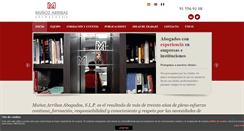 Desktop Screenshot of munoz-arribas.com